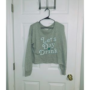 Target Cropped Graphic Sweatshirt